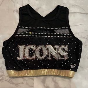 New York Icons Cheerleading Summit Sports Bra